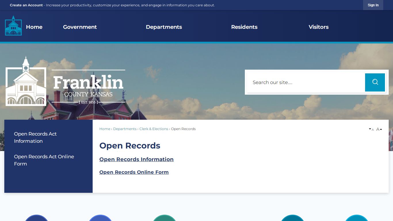 Open Records | Franklin County, KS - Official Website
