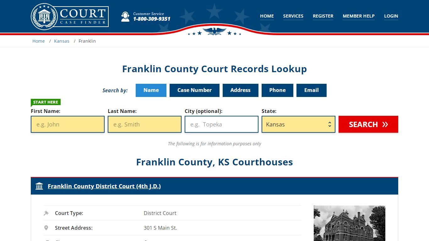 Franklin County Court Records | KS Case Lookup